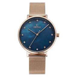 OBAKU V186LXVLMV Vest Azure Analog Watch for Women-image-84
