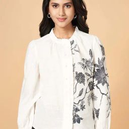 Honey by Pantaloons Off-White Printed Top-image-79
