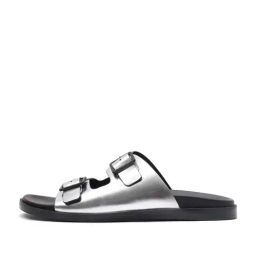 Rare Rabbit Men's Silver Slides-picture-47