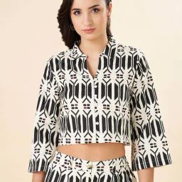 Akkriti by Pantaloons White Printed Top-picture-5