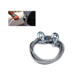 Auto Pearl 4 m Length 2000 Kg Capacity Steel Tow Cable Rope for Mondeo-image-97