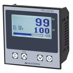 Multispan PTC-L12-M1 Universal Input Pid Controller With Analog Output 96 X 96 X 50 mm-18