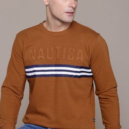 Nautica Embossed Striped Detail Sweatshirt-image-55