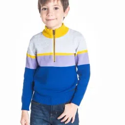 Cherry Crumble By Nitt Hyman Kids Multicolor Colorblock Sweater-image-63