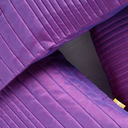 ANS Purple Dual-Toned Set of 3 16'' x 16'' Square Cushion Covers image 2
