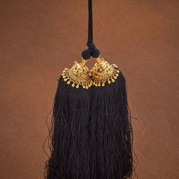 Kushal's Fashion Jewellery Women Temple Choti Hair Accessory Set-image-2