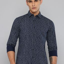 Flying Machine Pure Cotton Slim Fit Abstract Printed Casual Shirt-picture-28