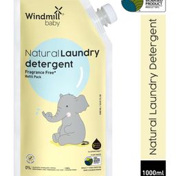 Windmill Baby Natural Laundry Detergent Fragrance Free Refill Pack - 1000 ml-26
