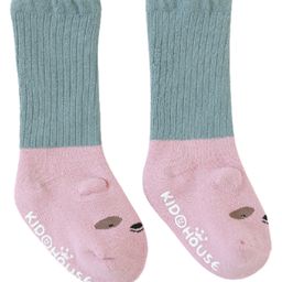 SYGA Non Slip Knee Length Cotton Trainer Socks - Pink-image-79