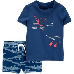 Carter's 2-Piece Rashguard Set Swim Suit - Blue-image-61