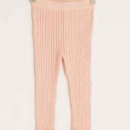 LC Waikiki Self Design Striped Patterned Leggings - Light Pink-image-80