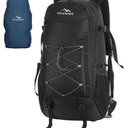 TRAWOC INFERNO 40L Laptop Travel Backpack LHK003 Black-image-77