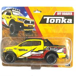 Tonka Off Roader Pull Back Toy Car with Openable Door - Yellow & Black image 3