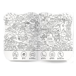Find and Colour Activity Book | Jungle Colouring Book | Colouring and Activity book for kids | Die cut book [Paperback] Parragon image 3