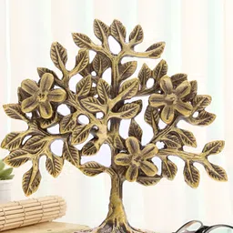 TIED RIBBONS Gold-Toned Fengshui Kalpavriksha Tree of Life Success Showpiece-image-4