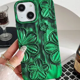 Luxury Kase Floral Printed iPhone 15 Back Case Mobile Accessories-picture-21