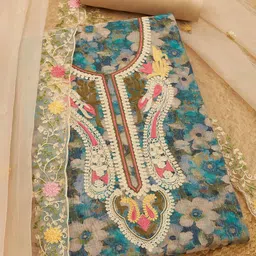 Soch Printed Unstitched Dress Material-picture-32
