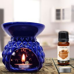 PEEPALCOMM 2-Pcs Blue Aroma Oil Diffuser With Scented Oils (15ml)-74