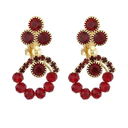 Ear Cuffs without Piercing Timeless and Classic Cuff Earrings for Women (G1020s) (Maroon)-image-31