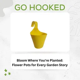 go hooked Hook Railing Planter Hanging Pots for Plant image 4