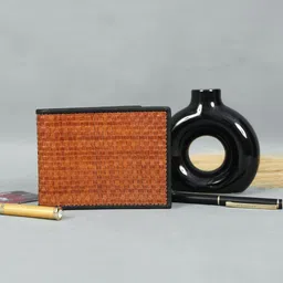 Celtic Men Geometric Leather Two Fold Wallet-image-45