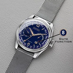 DOUBLERUN Men Dial & Bracelet Style Straps Analogue Multi Function Watch H05N8004 image 5