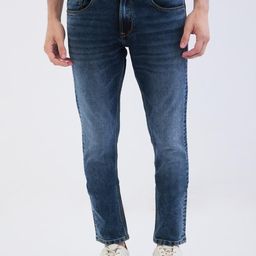 SPYKAR Men Grey Cotton Slim Fit Low-Rise Jeans-picture-44