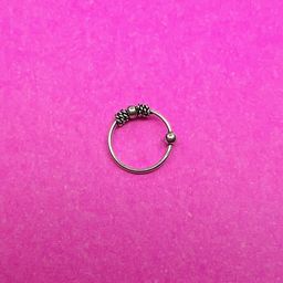 Arte Jewels Sterling Silver Ring Nosepin-13