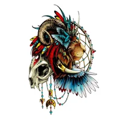 VOORKOMS Tiger Matte Finish Realistic Semi Temporary Waterproof Body Tattoo-picture-16