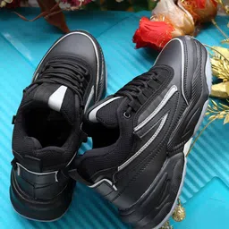 DressBerry Women Round Toe Lace Up Design Sneakers-31