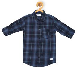 Provogue Boys Straight Slim Fit Opaque Checked Casual Shirt-image-20