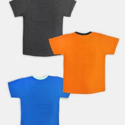 Here&Now X Game Begins Boys Set of 3 Assorted Printed T-shirts image 2