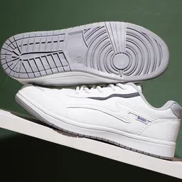 Dollphin White Running Marking Sports Shoes-image-107