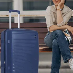 Polo Class Crown Series Textured Hard-Sided Medium Trolley Bag-image-90