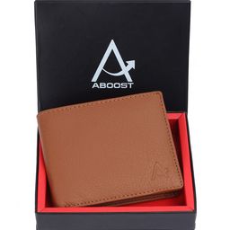 ABOOST Men RFID Protected Genuine Leather wallets-image-78