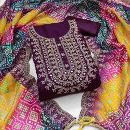 Maroosh Embellished Unstitched Dress Material-image-30