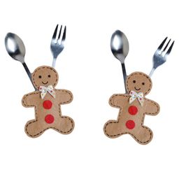 Li'll Pumpkins Gingerman Cutlery Pocket - Beige-picture-28