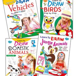 Set of 4 Learn to Draw Books - English-20