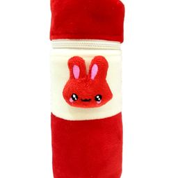 Brandonn Velvet Feeding Bottle Cover Fits 250 ml Bottle - Red-image-82