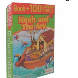 Pegasus Noah and The Ark Book with 100 Pieces of Jigsaw Puzzle - English-20