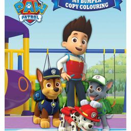 Paw Patrol My Bumper Copy Colouring Book - English-10