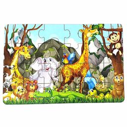 FunBlast Jungle Theme Wild Animal Jigsaw Puzzle - 24 Pieces-3