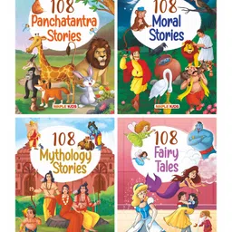 maple press Best of 108 Stories Illustrated Story Books Pack of 4 - English-picture-26