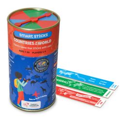 Chalk and Chuckles Smart Sticks Countries Of The World Puzzle - Multicolour-19