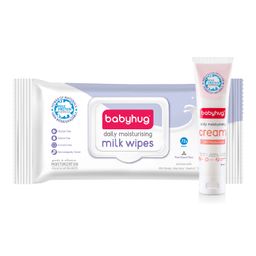 Babyhug Daily Rich Moisturising Milk Wipes 72 Pieces and Full body and Face Moisturizing Cream - 100 ml-5