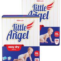 Little Angel Easy Dry Pull-up Diaper Pants Extra Large  (XL) - 54 Pieces - (Pack of 2)-image-93