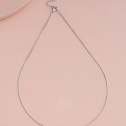 Kushal's Fashion Jewellery Rhodium-Plated Zircon Studded Party Chain-image-89