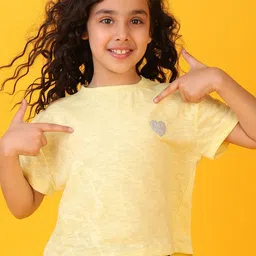 Anthrilo Girls Printed Extended Sleeves T-shirt-image-19