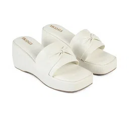 IKAGI Bows Detail Platform Heels-47