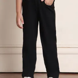 thkgrlz Girls Solid Low-Rise Relax Fit Regular Trousers-image-26